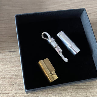 chastity-shop Keys with cylinder lock Message in a bottle