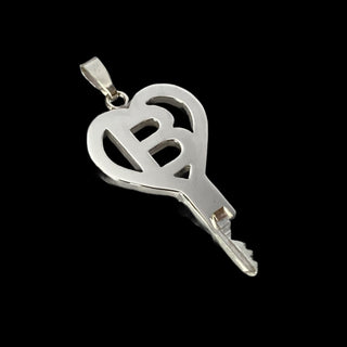 chastity-shop Keys with cylinder lock The Alphabet Heart key with cylinder lock